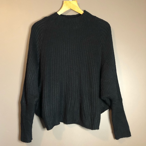 Eloquii black batwing knit sweater - Picture 9 of 10